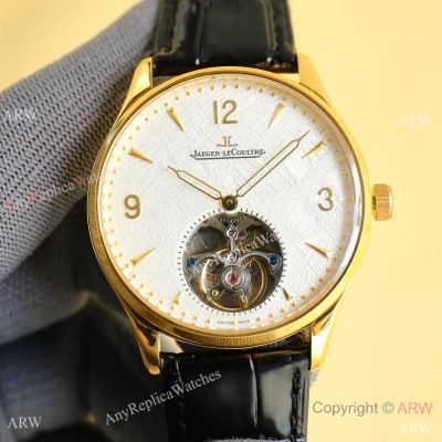 Best Replica Jaeger-LeCoultre Master Tourbillon Yellow Gold Watches 43mm
